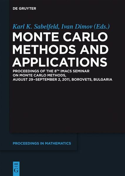 Produktbild: Monte Carlo Methods and Applications