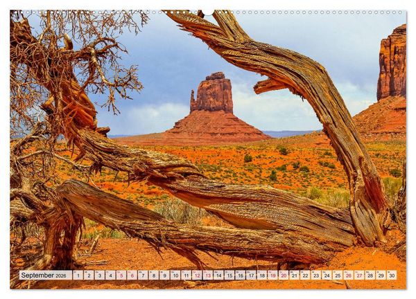 Produktbild: Sehnsuchts Landschaften im Amerikanischen Westen (hochwertiger Premium Wandkalender 2026 DIN A2 quer), Kunstdruck in Hochglanz