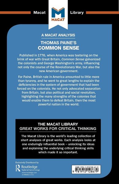 Produktbild: An Analysis of Thomas Paine's Common Sense