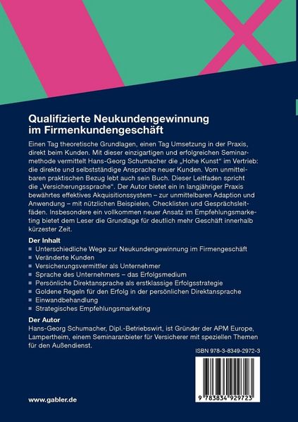 Produktbild: Qualifizierte Neukundengewinnung im Firmenkundengesch&auml;ft
