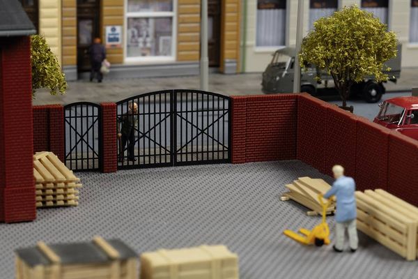 Produktbild: Auhagen 41681 H0 Einfriedung Bausatz
