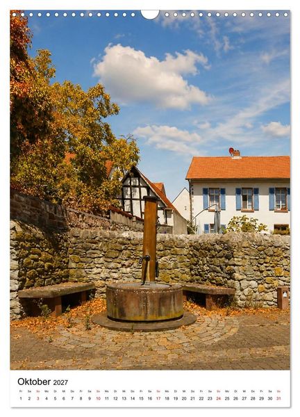 Produktbild: Trebur und die Deutsche Fachwerkstra&szlig;e (Wandkalender 2027 DIN A3 hoch), CALVENDO Monatskalender