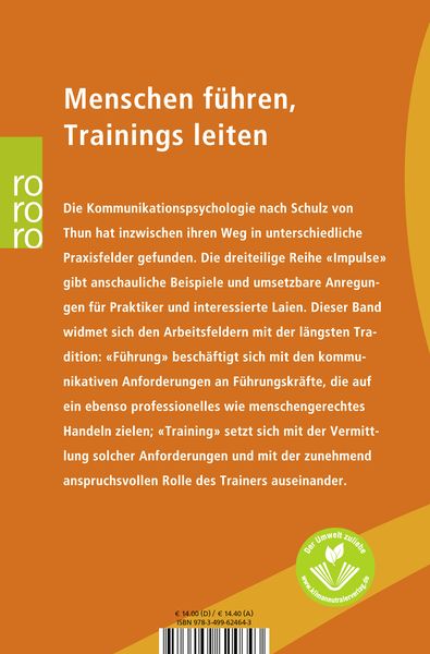 Produktbild: Impulse f&uuml;r F&uuml;hrung und Training