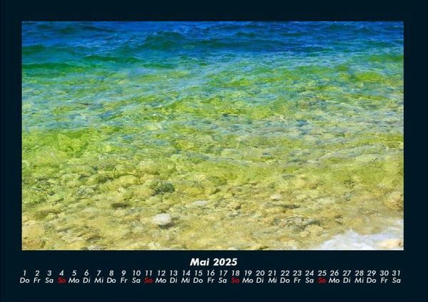 Produktbild: Meereslandschaft 2025 Fotokalender DIN A4