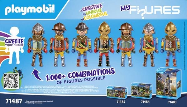 Produktbild: PLAYMOBIL 71487 - Novelmore - My Figures: Ritter von Novelmore