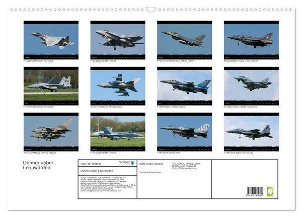 Produktbild: Donner ueber Leeuwarden (Wandkalender 2026 DIN A2 quer), CALVENDO Monatskalender
