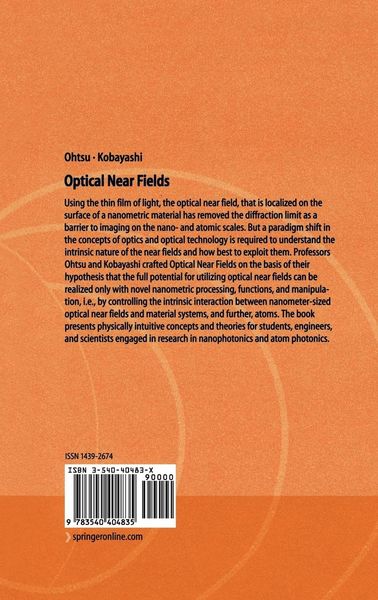 Produktbild: Optical Near Fields