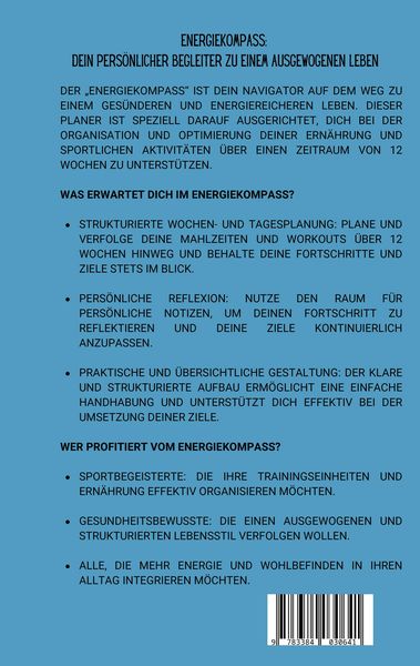Produktbild: Energiekompass - Ern&auml;hrungs- und Sportplaner