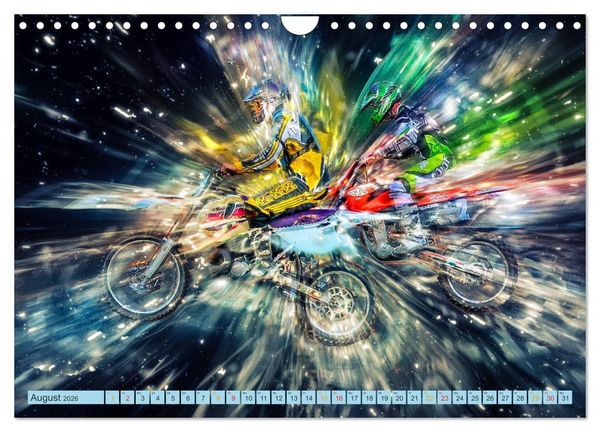 Produktbild: Motocross - extrem cool (Wandkalender 2026 DIN A4 quer), CALVENDO Monatskalender