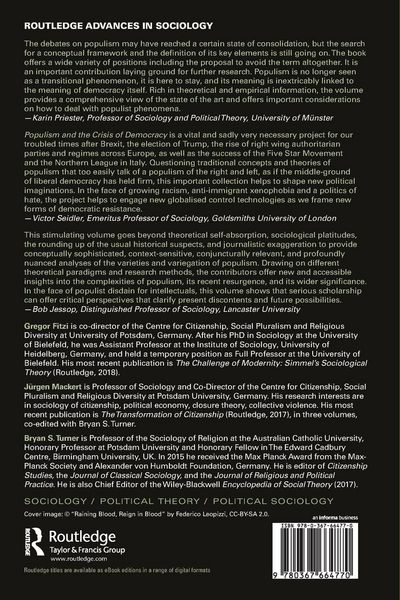 Produktbild: Populism and the Crisis of Democracy