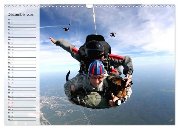 Produktbild: Fallschirmspringer. Absprung der U.S. Navy Seals (Wandkalender 2026 DIN A3 quer), CALVENDO Monatskalender
