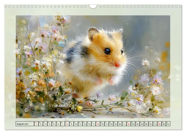 Produktbild: Hamster. Niedliche Nager im Garten (Wandkalender 2027 DIN A3 quer), CALVENDO Monatskalender
