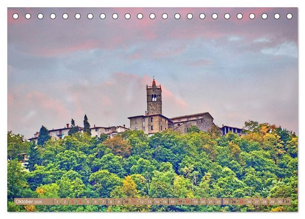 Produktbild: Garfagnana, Impressionen aus dem Norden der Toskana (Tischkalender 2026 DIN A5 quer), CALVENDO Monatskalender