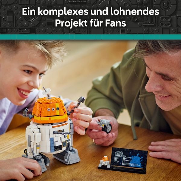 Produktbild: LEGO Star Wars 75416 Ahsoka Astromech-Droide Chopper (C1-10P) Figur