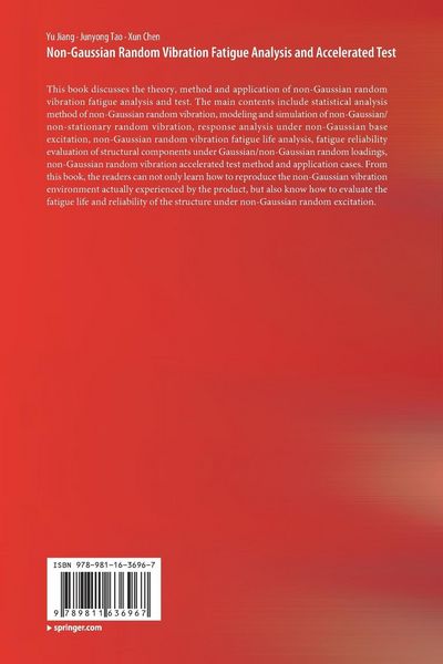 Produktbild: Non-Gaussian Random Vibration Fatigue Analysis and Accelerated Test