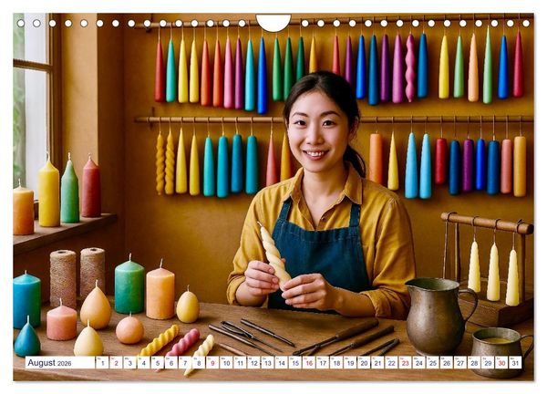 Produktbild: Traditionelle Gewerke (Wandkalender 2026 DIN A4 quer), CALVENDO Monatskalender