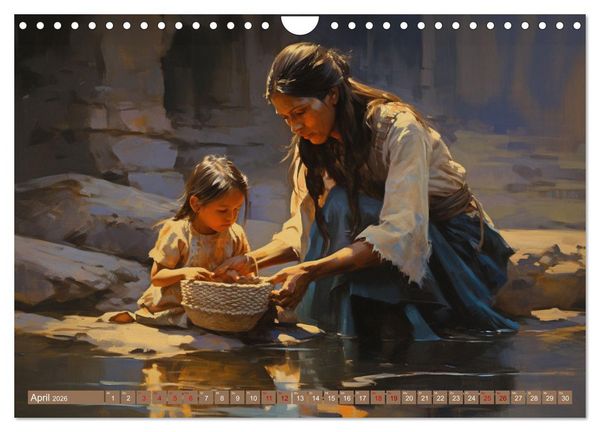 Produktbild: Indianische Impressionen (Wandkalender 2026 DIN A4 quer), CALVENDO Monatskalender