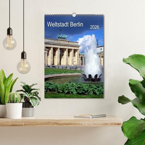 Produktbild: Weltstadt Berlin (Wandkalender 2026 DIN A3 hoch), CALVENDO Monatskalender