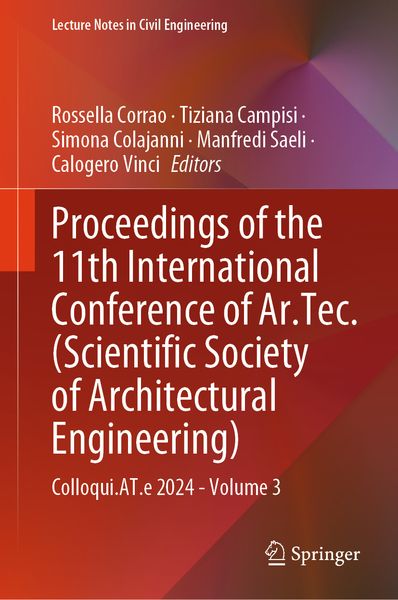 Produktbild: Proceedings of the 11th International Conference of Ar.Tec. (Scientific Society of Architectural Engineering)