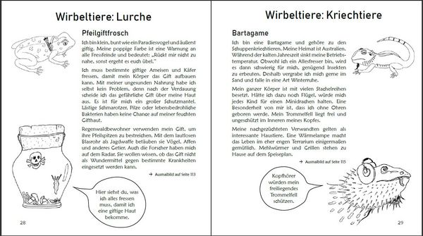 Produktbild: Ausmalspa&szlig; + Wissen: Fantatiere - Malbuch ab 6 Jahre. Artenvielfalt artgerecht erkunden f&uuml;r die ganze Familie. Empfohlen vom Naturschutzbund &Ouml;sterreich