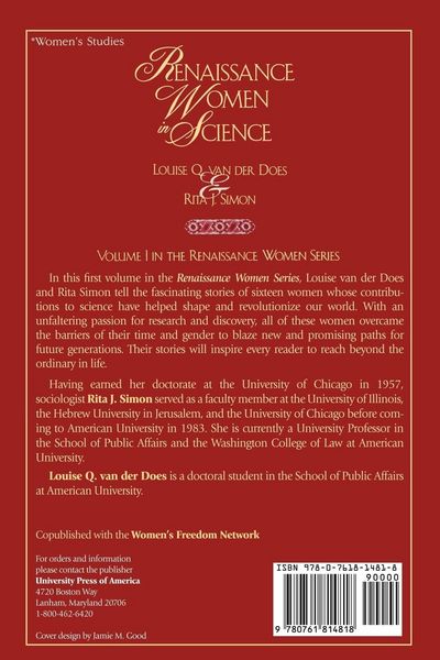 Produktbild: Renaissance Women in Science