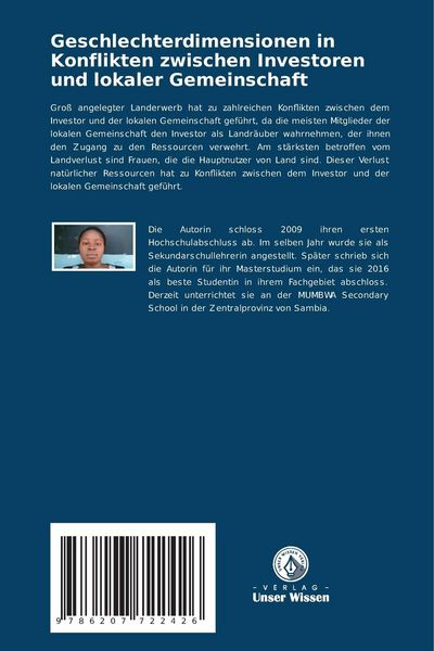 Produktbild: Geschlechterdimensionen in Konflikten zwischen Investoren und lokaler Gemeinschaft