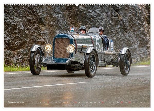 Produktbild: Classic Cars auf Passstrassen 2026 (hochwertiger Premium Wandkalender 2026 DIN A2 quer), Kunstdruck in Hochglanz