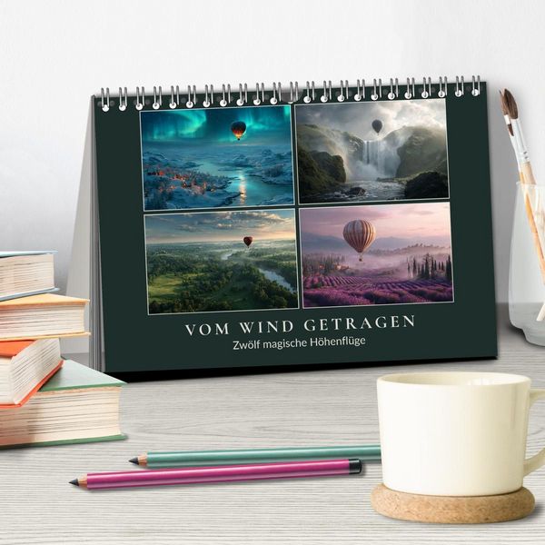 Produktbild: Vom Wind getragen (Tischkalender 2027 DIN A5 quer), CALVENDO Monatskalender