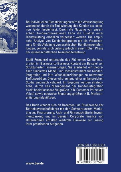 Produktbild: Wertsch&ouml;pfung durch Kundenintegration