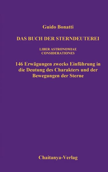 Produktbild: Das Buch der Sterndeuterei (Liber Astrologiae)