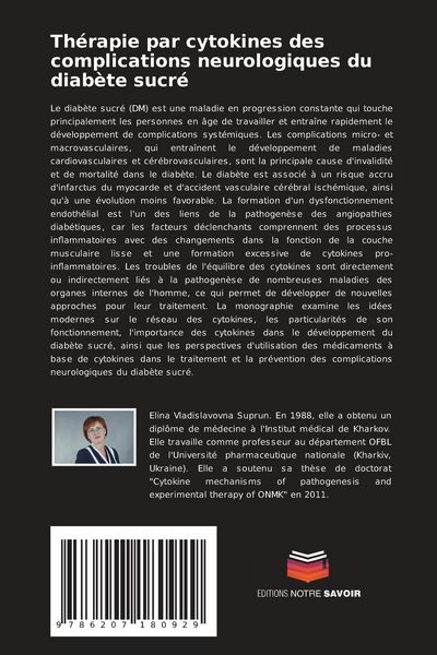 Produktbild: Th&eacute;rapie par cytokines des complications neurologiques du diab&egrave;te sucr&eacute;
