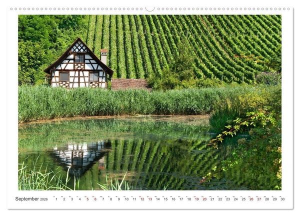 Produktbild: Unterwegs in der Schweiz: Wandern zu m&auml;rchenhaften Bergen und Seen (hochwertiger Premium Wandkalender 2026 DIN A2 quer), Kunstdruck in Hochglanz