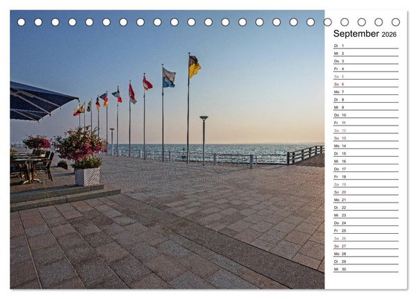 Produktbild: Ostseeheilbad Travem&uuml;nde - Die sch&ouml;nste Tochter L&uuml;becks (Tischkalender 2026 DIN A5 quer), CALVENDO Monatskalender