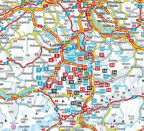 Produktbild: ROTHER Wanderf&uuml;hrer Vierwaldst&auml;ttersee. 60 Touren in der Zentralschweiz zwischen Rigi und Gotthard