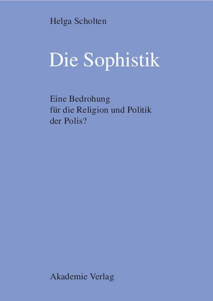 Produktbild: Die Sophistik