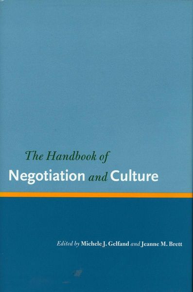 Produktbild: The Handbook of Negotiation and Culture