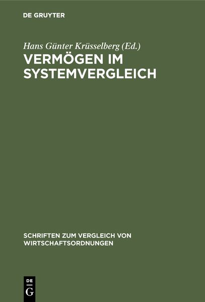 Produktbild: Verm&ouml;gen im Systemvergleich