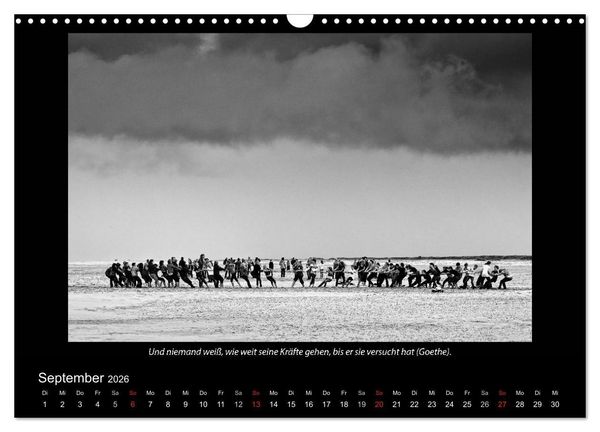 Produktbild: Schwarz-Weis(s)heiten (Wandkalender 2026 DIN A3 quer), CALVENDO Monatskalender