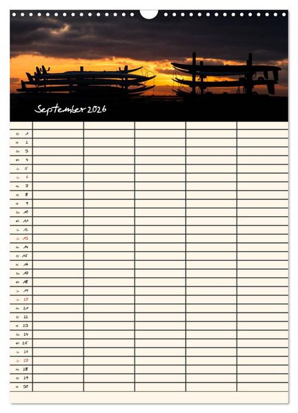 Produktbild: Noch mehr F&ouml;hrweh Familienplaner (Wandkalender 2026 DIN A3 hoch), CALVENDO Monatskalender