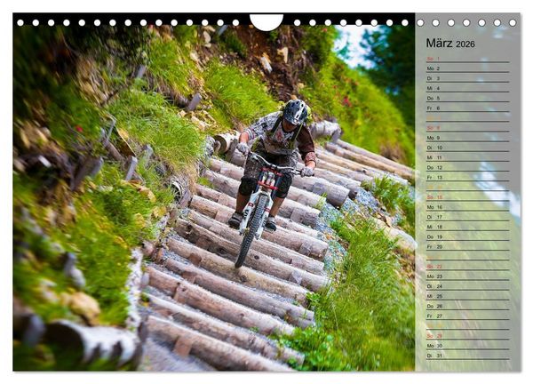Produktbild: Downhill Moments (Wandkalender 2026 DIN A4 quer), CALVENDO Monatskalender