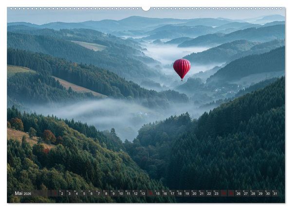 Produktbild: Vom Wind getragen (Wandkalender 2026 DIN A2 quer), CALVENDO Monatskalender