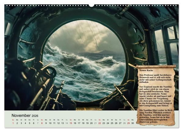 Produktbild: Reise unter dem Meer (Wandkalender 2026 DIN A2 quer), CALVENDO Monatskalender