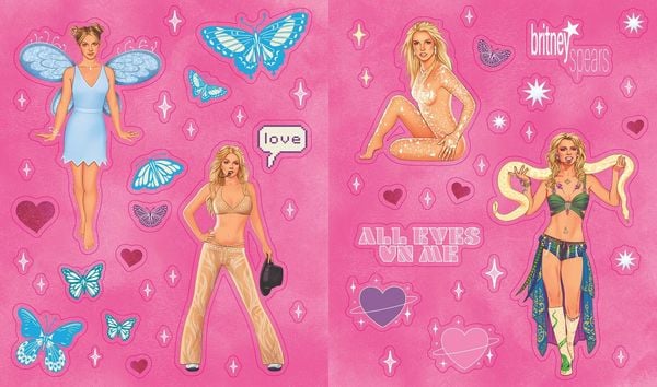 Produktbild: The Official Britney Spears Sticker Book