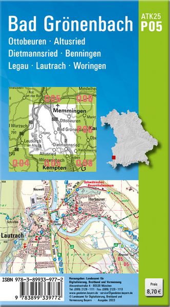 Produktbild: ATK25-P05 Bad Gr&ouml;nenbach (Amtliche Topographische Karte 1:25000)