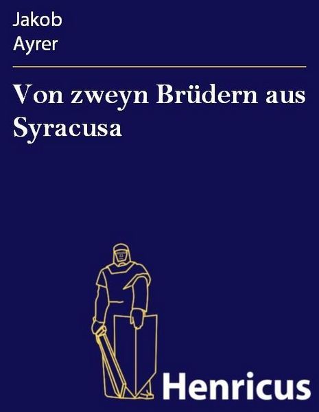 Produktbild: Von zweyn Br&uuml;dern aus Syracusa