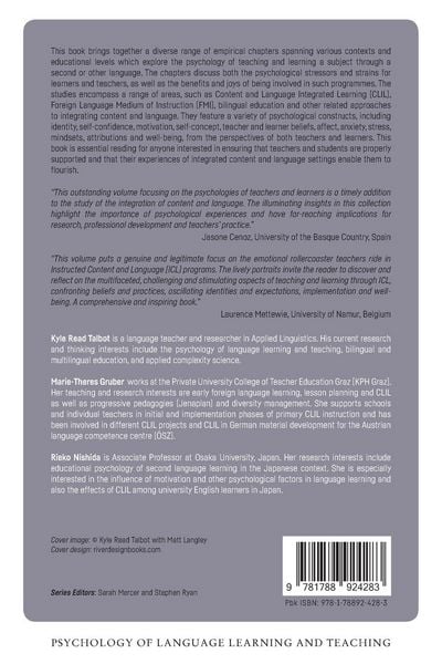 Produktbild: The Psychological Experience of Integrating Content and Language