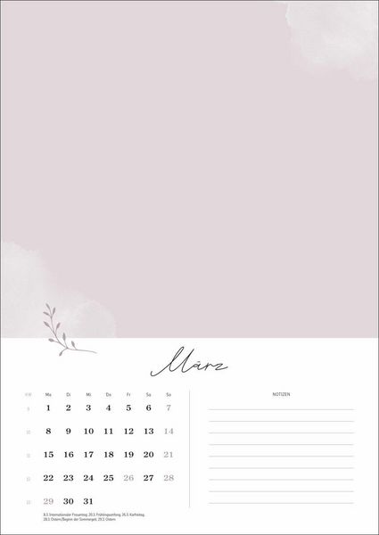 Produktbild: Kreativkalender Gl&uuml;cksmomente A4 2027