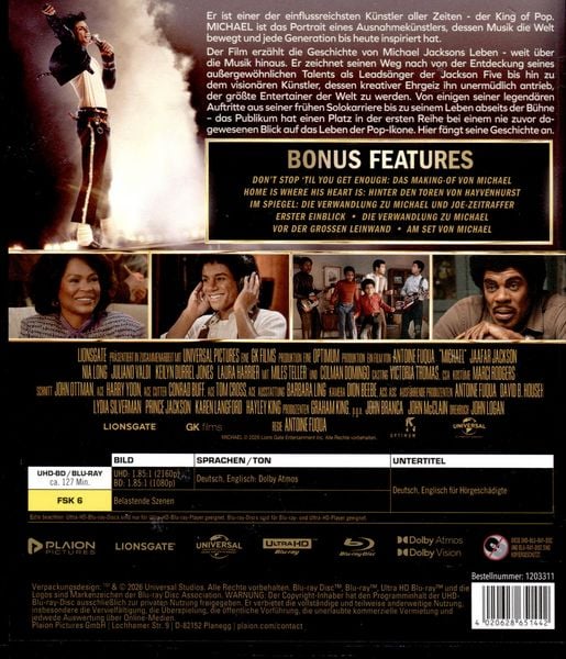 Produktbild: Michael (4K-UHD+Blu-ray)
