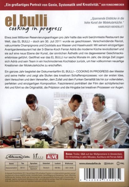 Produktbild: El Bulli - Cooking in Progress (OmU)