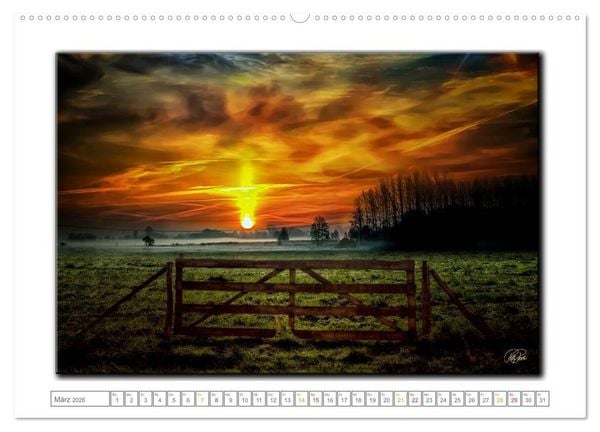 Produktbild: Zwischen den Zeiten - Zeiten der Ruhe und Entspannung (hochwertiger Premium Wandkalender 2026 DIN A2 quer), Kunstdruck in Hochglanz